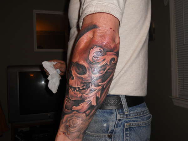 ouside forearm tattoo