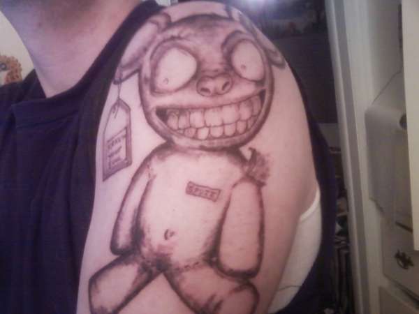 spuzz the teddy bear tattoo