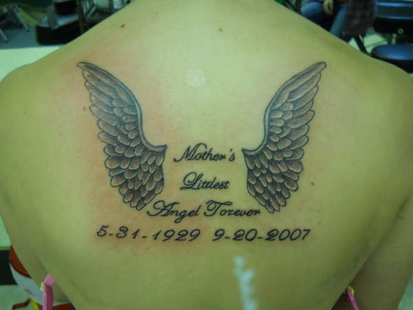 wings tattoo