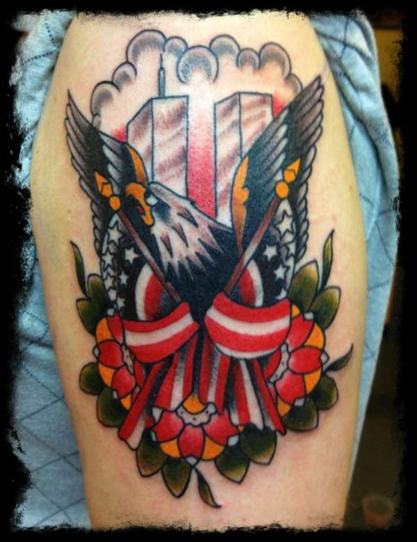 9/11 Memorial Black Stallion Tattoo tattoo