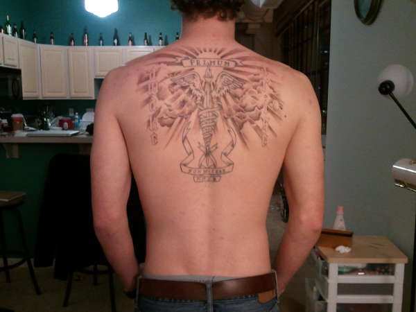 Awake, Arise -- Milton / Dore tattoo