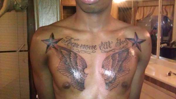 Best neatest coolest tattoo wings on chest trickstattoo tattoo