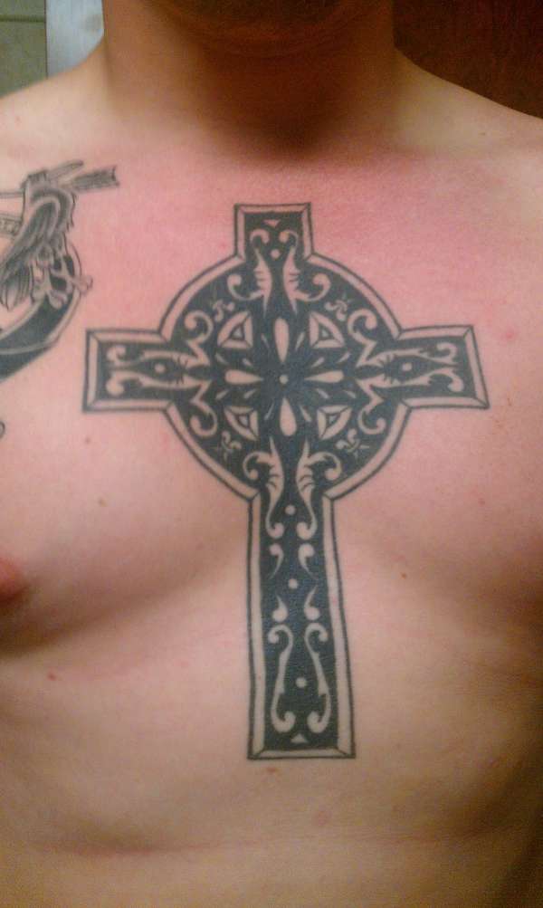 Chest tattoo