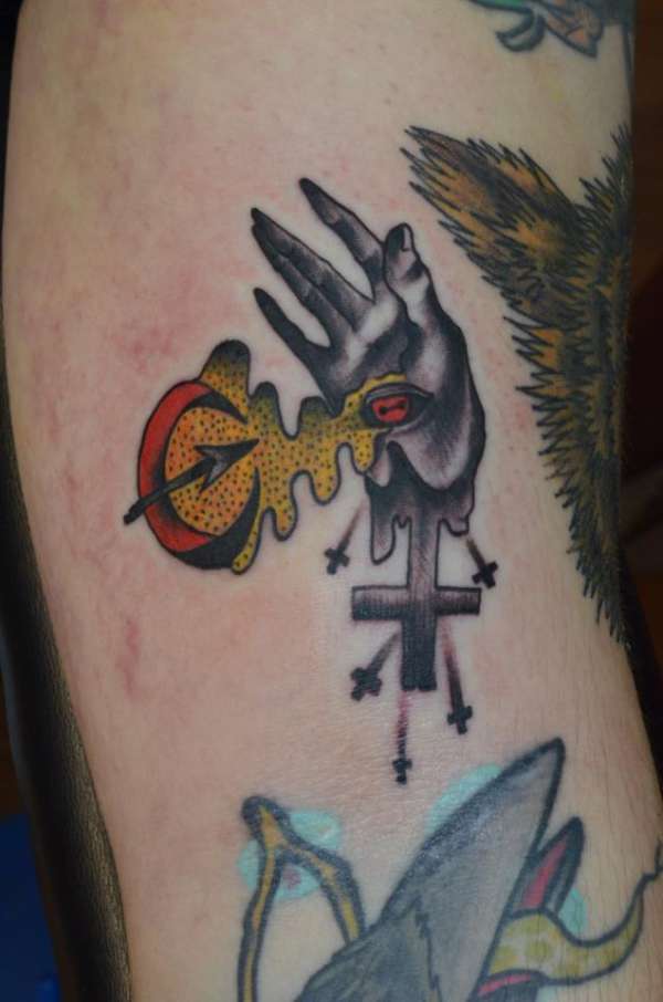 Hand tattoo