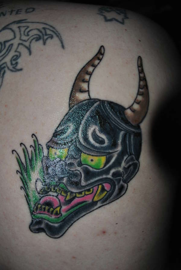 Hanya Mask tattoo