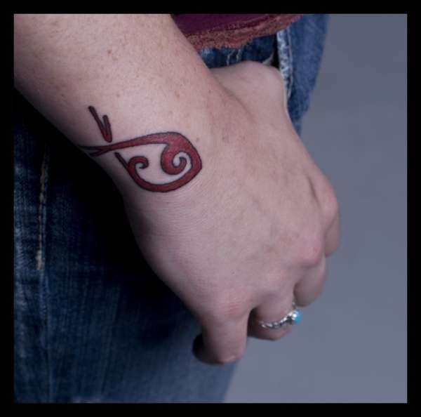 Jesus fish tattoo