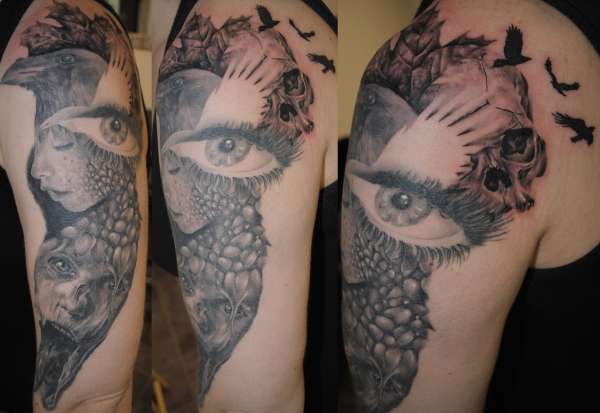 Macabre (work in progress) tattoo