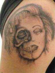 Marilyn Monroe tattoo