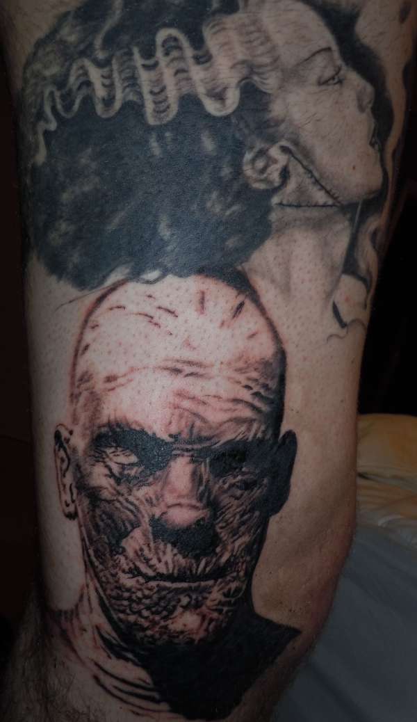 Movie Monster 6 Mummy tattoo