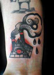 Pyramid tattoo