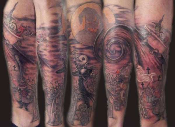The nightmare before christmas tattoo