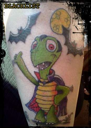 Vampire Turtle tattoo