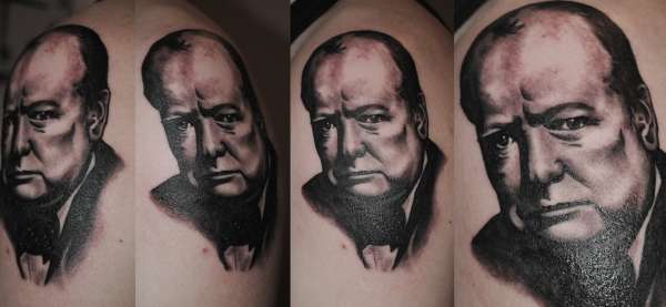 Winston Churchill tattoo