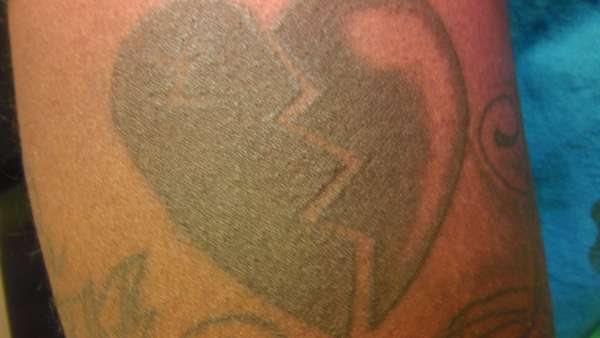 broken heart tattoo