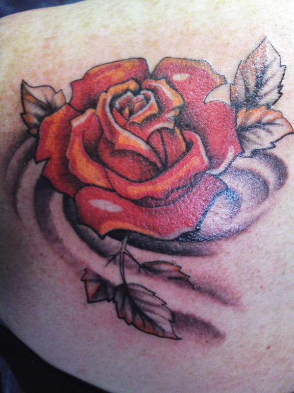 flower hip tattoo