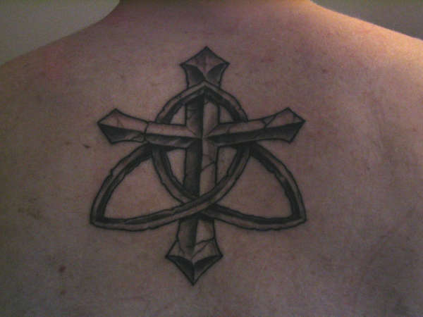 cross & trinity tattoo