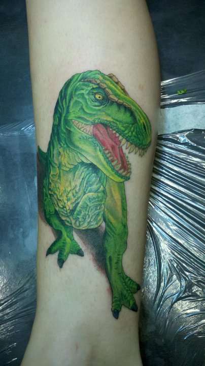 t-rex tattoo