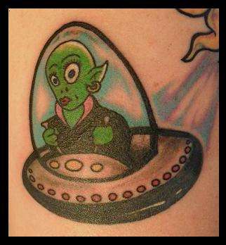 Thelma -Alien tattoo