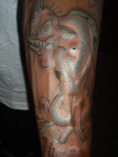 Ed w/ color tattoo