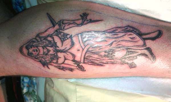 Female Assassin tattoo