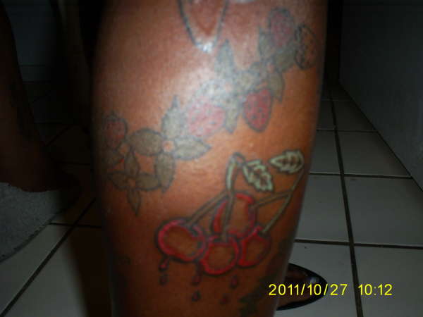 Fruit Leg 6 tattoo