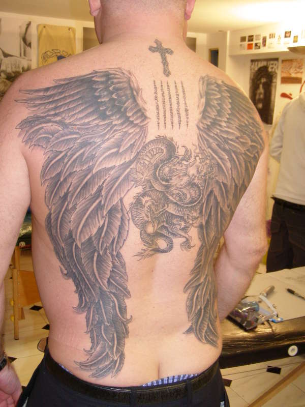 guardian angel feather tattoo meaning