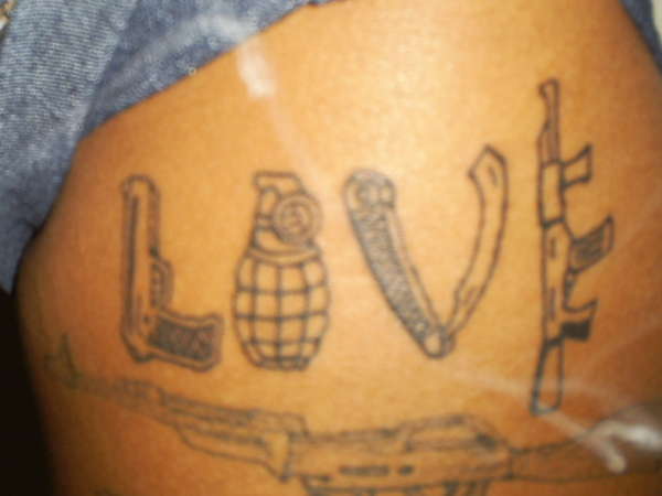 Hood Love tattoo