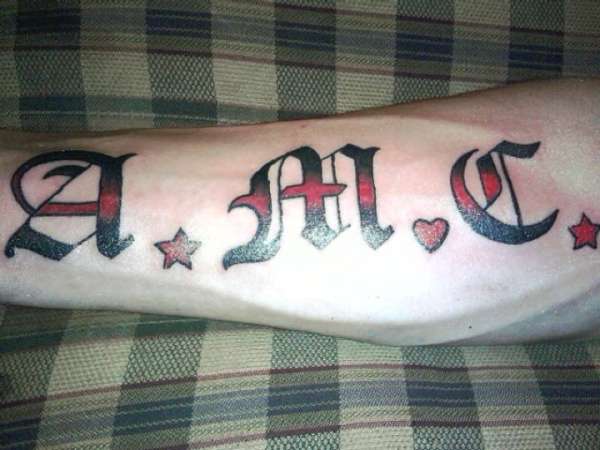Initals tattoo