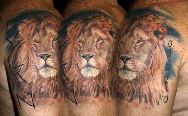 "King of the Jungle" tattoo