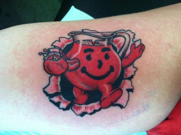 Kool-Aid Man tattoo