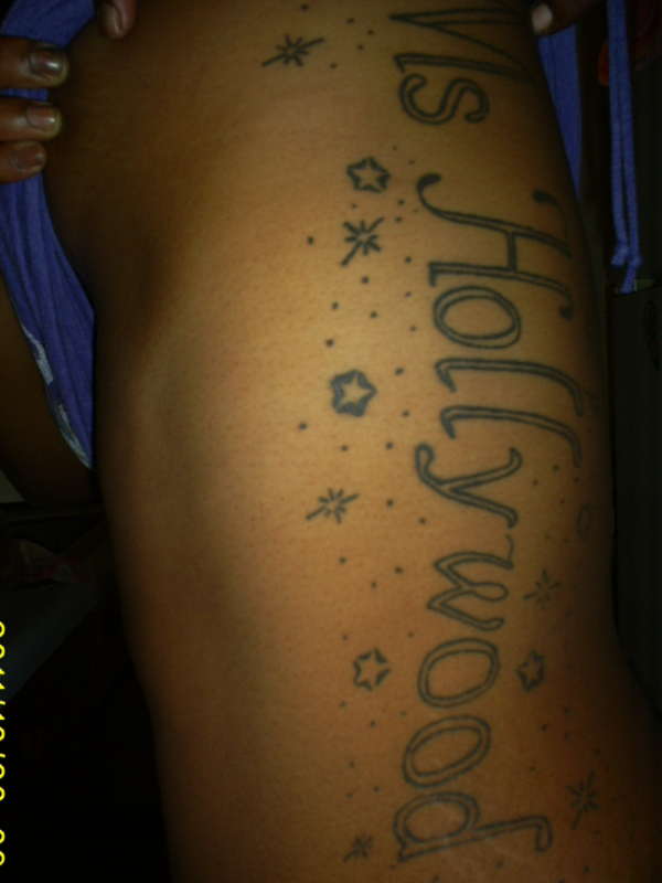 Ms. Hollywood tattoo