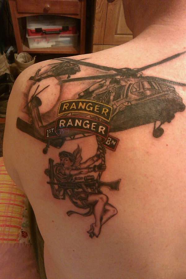 Rangers Lead The Way!! tattoo.