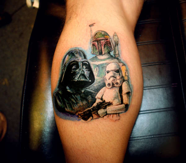 Star Wars compilation tattoo