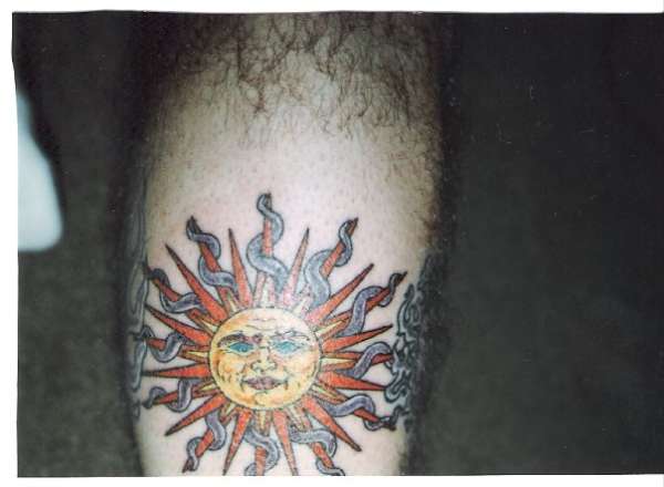 Sun tattoo