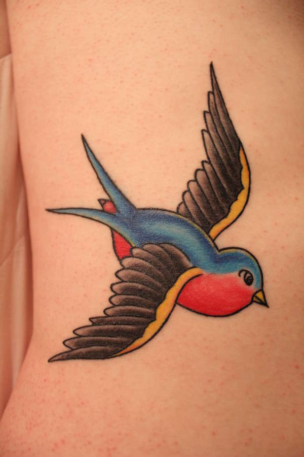 Swallow tattoo