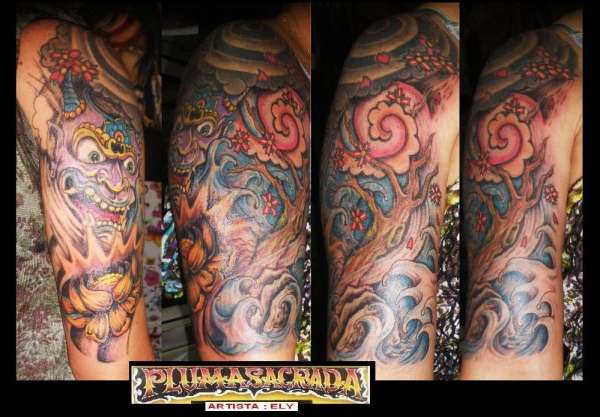 TRADITIONAL MASK tattoo