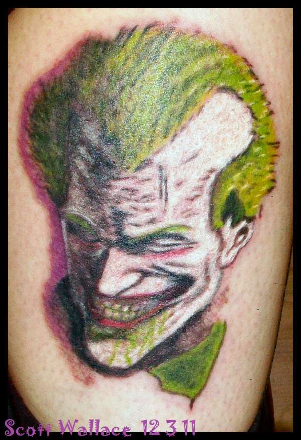 The Joker tattoo