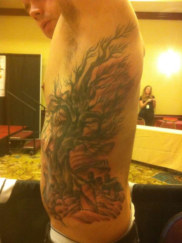 Tree o life back tattoo
