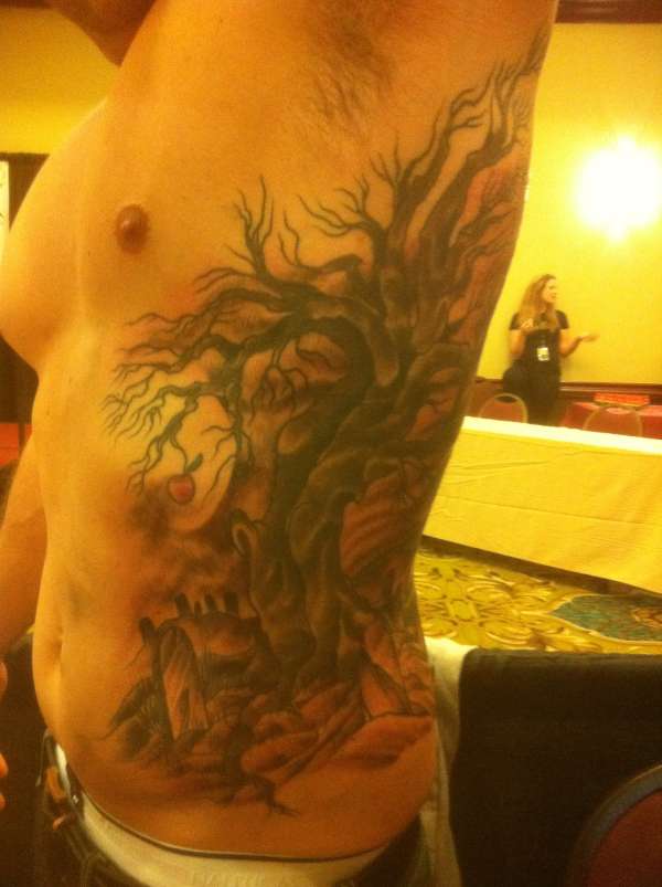 Tree of life all finished up tattoo