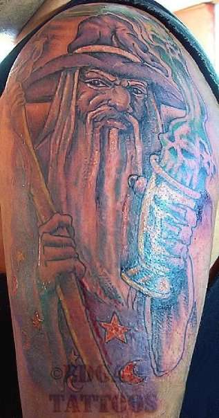 Wizard tattoo