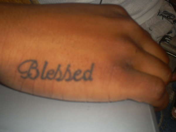 blessed tattoo
