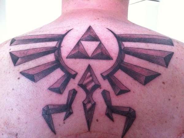 crest of hyrule zelda tattoo