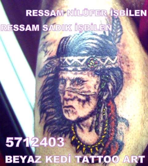 indian Tattoo Portrait Picture tattoo