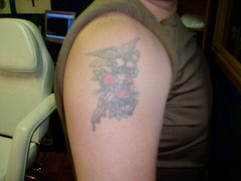 death spade "before" tattoo