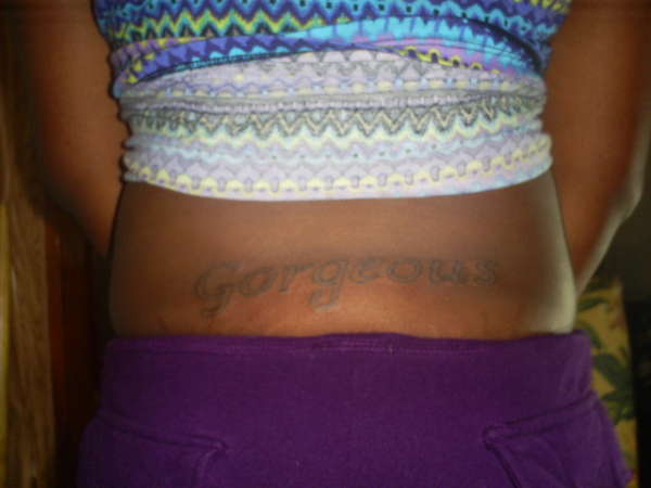 lower back tattoo
