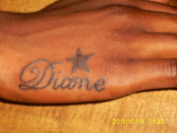 mothers name tattoo