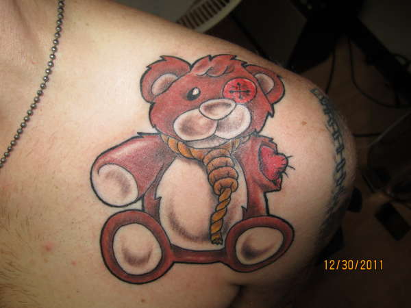 teddy bear tattoo