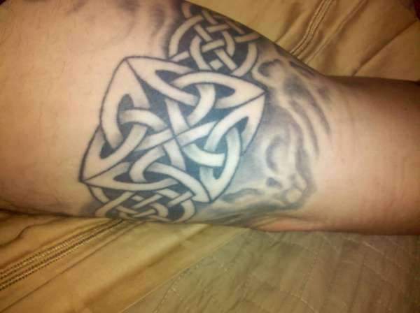 Celtic Band and knot tattoo