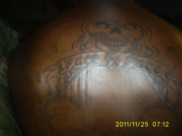 Face to Face ( 2.5 hrs in) tattoo