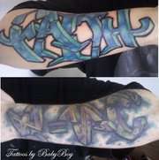 Faith & E=MC2 tattoo